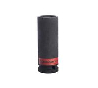 KING TONY 443526S Socket De Impacto Long 1/2" L:80mm 13/16" for DIYers & Professionals, Made for Repair and Installation tasks, 80mm