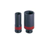 KING TONY 443538S Socket De Impacto Long 1/2" L:80mm 1-3/16" for DIYers & Professionals, Built for Repair and Installation tasks, 80mm