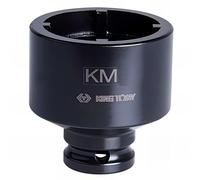 King Tony 44K838M Socket De Impacto 1/2" para Tuercas Con Muescas Laterales KM5 38mm for DIYers & Professionals, Designed for Repair and Installation tasks, 38mm