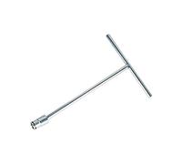KING TONY 575212M Alloy Steel T-Type 25° Universal Standard Socket Wrench, 12 mm Size, 450 mm Length, Pack of 10