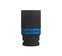 KING TONY 643534M Socket De Impacto Long 3/4" 34mm for DIYers & Professionals, Built for Repair and Installation tasks, 34mm