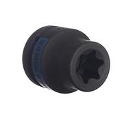 KING TONY 657530M Alloy Steel Impact Star Socket, 3/4 inch Drive, E30 Size, 65 mm Length