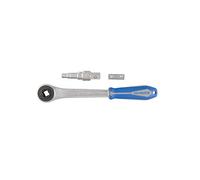 KING TONY 7HA03 Ratchet Con Agujero Pasante Con Wrench Escalonada for DIYers & Professionals, Made for Repair and Installation tasks, 3 Pieces