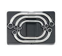 KING TONY 91905MR Half Moon Ring Wrench for Tool Trolley, Set of 5