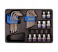 KING TONY 991026PR Module De Wrenchs En Metrica para Carro for DIYers & Professionals, Designed for Repair and Installation tasks, 31 Pieces