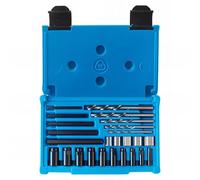 KING TONY 9BE5010KI Set Pulleres De Exparragos 5 Pulleres 5 Adapteres 10 Guias for DIYers & Professionals, Built for Repair and Installation tasks