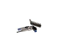 KING TONY Adaptador 1/4" Angular Con Juego De Puntas Resistorx Plus - 9 Pzas