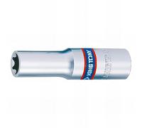 King Tony BLI327504M Blister Socket Long Torx 3/8" E4 for DIYers & Professionals, Designed for Repair and Installation tasks