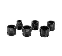 King Tony MA42006M M7 - Set De Sockets De Impacto for DIYers & Professionals, Made for Repair and Installation tasks, 6 Pieces