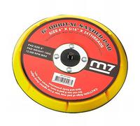 KING TONY QB9327 M7 PAD para Lijadora orbital 150mm- 6 agujeros for adults, ideal for practical everyday use, 150mm