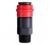 King Tony SY0233M M7 Conector rápido Composite 1/4" Macho for Adults, Ideal for Practical Everyday use, Conector rápido Composite 1/4" Macho