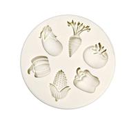 KING TREMELLA Cartoon Vegetable Shaped Silicone Mold Fondant Chocolate Mould DIY Cake Dessert Mould Homes Kitchen Baking DIY Supplies