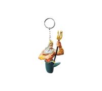 King Triton PVC Key Ring Keychain Figure Figurine Ornament Charm