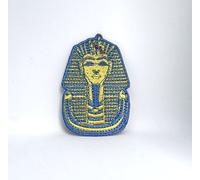 King TUT Tutankhamun Iron Sew on Embroidered Patch