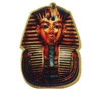 King Tut Tutankhamun Patch Mummy Embroidered Iron On Foto