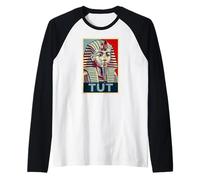 King TUT Tutankhamun Poster Raglan Baseball Tee