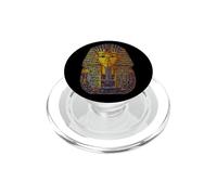 King Tut Tutankhamun Stipple Effect PopSockets PopGrip for MagSafe