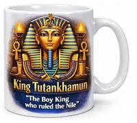 King Tutankhamun The Boy King Ancient Egypt Pharaoh Coffee Cup Gift Mug