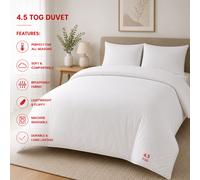 (King) Ultra Light Summer Cool Breathable Anti Allergy 4.5 Tog Duvets All UK Size