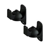 King Universal Tilt & Swivel Speaker Wall Mount Bracket, Pair, for Surround Sound Speakers, SONOS PLAY:1 compatible, Max. Speaker Weight 3.5kg for Home Cinema Sound Systems (Black)