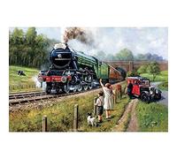 King Watching Trains Jigsaw Puzzle (1000 Pieces)