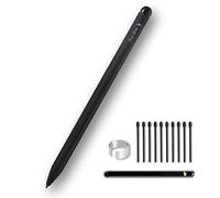 King Write MR05 EMR Stylus for Kindle Scribe/Remarkable 2 with Digital Eraser, 4096 Pressure Sensitivity, Palm Rejection, Digital Pen for EMR Devices/Tablet with 10 Tips-Black