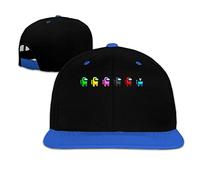 KINGAM Baseball Cap Among Us Kids Unisex Hip-Hop Cap Breathable Polyester Adjustable Snapback Sun Hat Pink