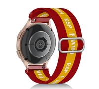 Kinganc Stretchy Band Compatible With Samsung Galaxy Watch 7 6 5 4 FE Band 40mm 44mm/5 Pro 45mm/Active 2/Watch3 41mm/Galaxy Watch 6 4 Classic, 20mm Elastic Nylon World Cup Flags 2026 Strap Women Men