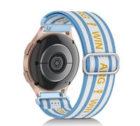Kinganc Stretchy Band Compatible With Samsung Galaxy Watch 7 6 5 4 FE Band 40mm 44mm/5 Pro 45mm/Active 2/Watch3 41mm/Galaxy Watch 6 4 Classic, 20mm Elastic Nylon World Cup Flags 2026 Strap Women Men