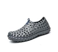 kinganrun Hole Beach Shoes Men EVA All in One Sandals Wading Shoes Soft and Comfortable Three Colors Optional, gray, 10.5 UK