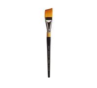 Kingart 9400-1, Premium Artist Brush, Golden Taklon Angular Shader-Size. 1, Wood, 1