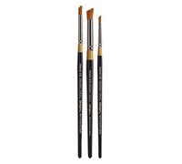 KINGART Brush, Golden Taklon, Black