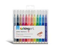 KingArt Marker Set 12/Pkg-Glitter