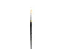 KINGART Premium Original Gold 9020-6 Ultra Round Series Artist Brush, Golden Taklon Synthetic Hair, Short Handle, for Acrylic, Watercolor, Oil and Gouache Painting, Size 6