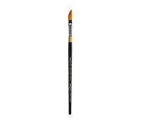 KINGART Premium Original Gold 9800-1/4 Dagger Striper Series Artist Brush, Golden Taklon Synthetic Hair, Short Handle, for Acrylic, Watercolor, Oil and Gouache Painting, Size 1/4"