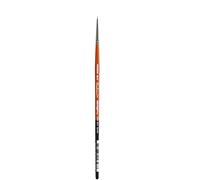 KINGART Premium Radiant 6650-18/0 SPOTTER Series Artist Brush, Synthetic Taklon Hair, Short Handle, for Acrylic, Oil and Watercolor Painting, Size 18/0