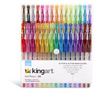 KingArt Soft Grip Gel Pen Set 30/Pkg-Assorted Colors