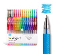 KingArt Soft Grip Gel Pen Set 30/Pkg-Assorted Colors