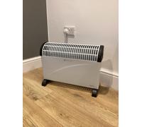 2000w convector heater with 24hr timer adjustable thermostat and brackets
