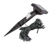 Kingavon 50 LED Solar String Light Set, Black