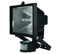 Kingavon Aluminium Halogen Floodlight with "Pir" Motion Sensor, Black, 400 W