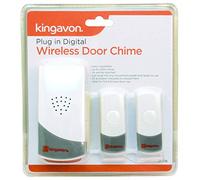 Kingavon BB-DC106 Plug-in Digital Wireless Door Chime with Extra Transmitter