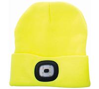 Kingavon 4 Smd Usb Rechargeable Headlight Hat - Yellow