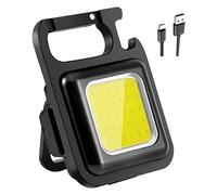 Kingavon Super Bright COB Rechargeable Pocket Light Torch - Black
