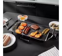 Kingavon Tg200 Teppanyaki Electric Grill Table Top Griddle Hot Plate Cooking Pan Large - Black