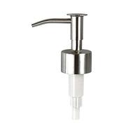 KingbeefLIU Liquid Soap Dispenser Press Head Lotion Pump Foaming Bottle Nozzle Replacement Easy to Install Manual Durable Stainless Steel