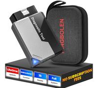 KINGBOLEN Ediag Elite OBD2 Code Reader Bluetooth,Wireless All System OBD2 Scanner with Active Tests,15 Resets Serivces,Car Diagnostic Tool for iOS & Android,All Software Lifetime Update.
