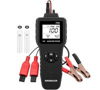 KINGBOLEN IT300 Universal Fuel Injector Tester, 5 Pulse Modes Fuel Injector Cleaning Kit, DIY Fuel Injector Cleaner Tool with 2 Size Cleaning Adapter, 12V/5V Output Power, Short Circuit Protection
