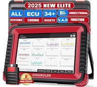 KINGBOLEN K8 Car Diagnostic Tool,Bi-Directional OBD2 Scanner Bluetooth with ALL System Diagnostic,ECU Coding,V.A.G Guide Function,37+ Reset Service OBD Code Reader with FCA, IMMO,2 Years Update.