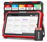 KINGBOLEN K8 PRO Bidirectional Car Diagnostic Tool,ECU Coding,42 Resets | Lifetime Free Upgrades,All System OBD2 Scanner,Guide Function for VAG,Wireless Bluetooth,FCA,Can FD and DOIP